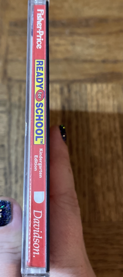Ready For School Kindergarten PC CD Rom 2-Disc Set-Rare Vintage