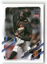 2021 Topps UK Edition Gregory Santos San Francisco Giants #25