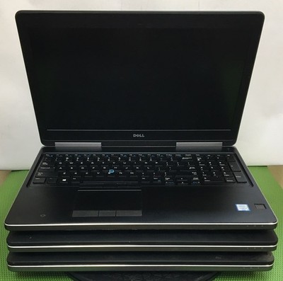 (Lot of 3) Dell Precision 7520 i7-6820HQ 16/8GB M2200 - no SSD/OS (AS IS-READ)