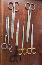 lot of 6 unique Vintage To Modern Scissors