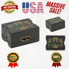 Compact HDMI/DVI Cable Tester - Diagnose Color Issues  Missing Signal Easily