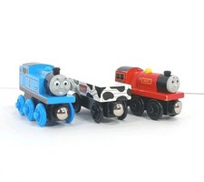 Thomas & Friends Wooden Railway Mike, Thomas, & Sodor Milk Car Magnetic Train