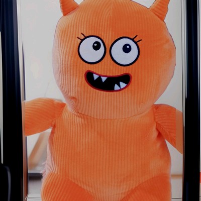 Uglydoll 19'' Plush Butter Soft Stuffed Horny Bright Orange Toothey Unique New 