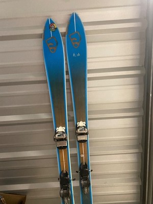 Salomon BBR Skis - 166cm Length, 147-88-110 mm (tip-waist-tail) w/bindings