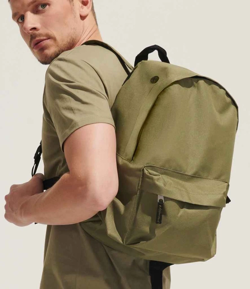 Mochila Mochila Bolsillo con Cremallera, por SOL'S 15.5 Litros Acolchada Niños Niños Bolso Escolar Foto 3 de 3