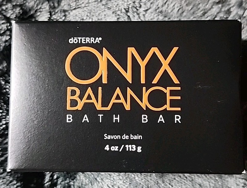 Doterra Onyx Balance Bath Bar 4oz African Black Soap Vitamin E infused