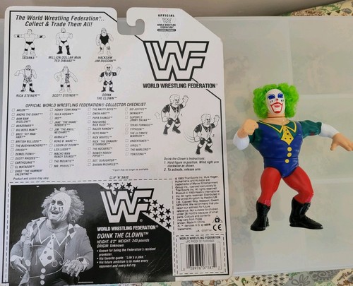 Hasbro WWF Wrestler Doink The Clown 1990s...