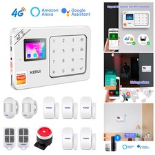 KERUI WIFI 4G GSM Wireless Security Burglar Motion Alarm System Kit for House