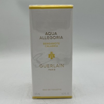 Guerlain Aqua Allegoria Bergamote Calabria EDT 4.2 oz. 125 Ml New In Sealed Box.
