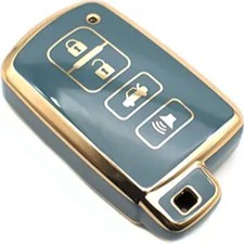 Key Fob Cover Compatible with 4Runner Smart 4 Buttons TPU Remote Keyless Key Fob