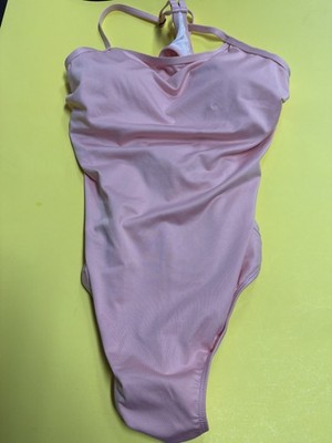 Baleaf Women s One Piece Swimsuit Pink Size 38 UPF 50+