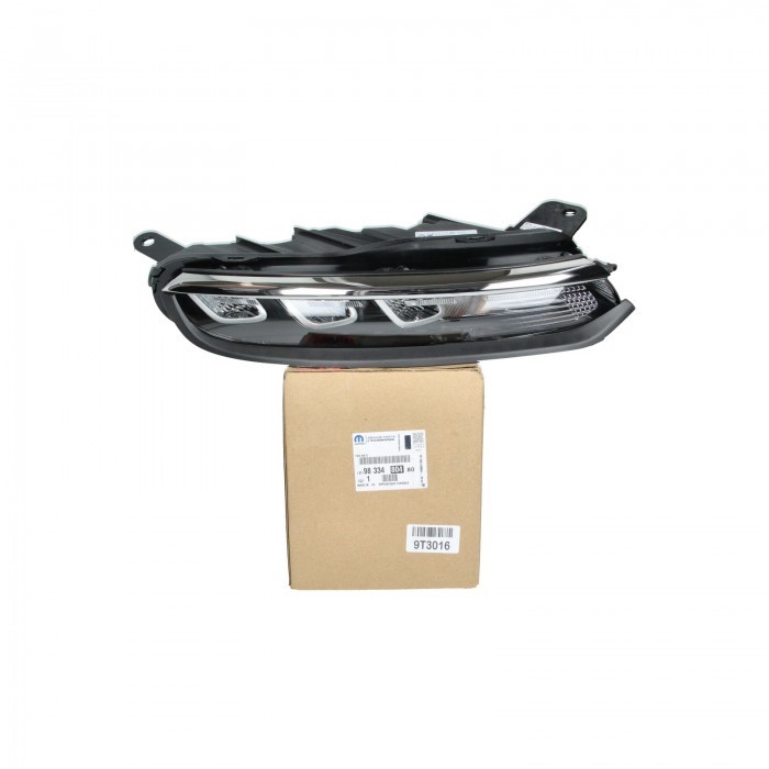 Phare avant droit Citroën C3 avec feux diurnes finition chrome durable référence 9833480480