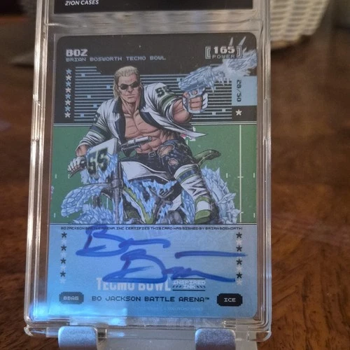 Tecmo Bowl Bo Jackson Battle Arena Boz BBA6 Ice 165 Power Auto Bowman 20/50