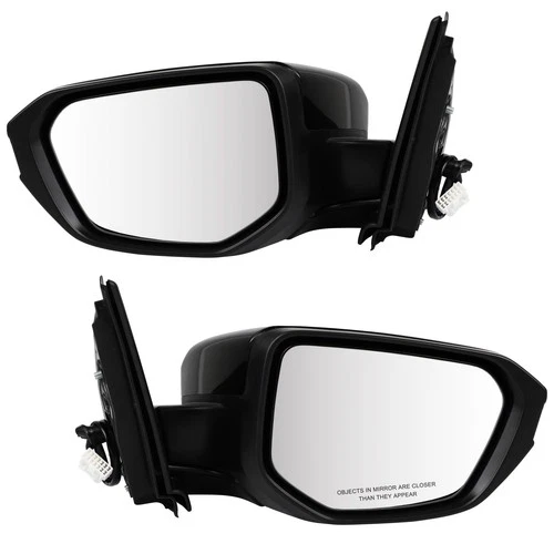 Pair Side View Mirror Power W/ Heated For 2016 Honda CIVIC 5 PIN LH&RH