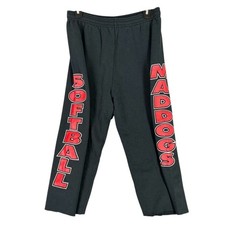 Jerzees Pants Womens Large Vintage 1990s College Softball Maddogs USA made
