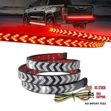 60in LED Tailgate Light Strip,Arrow LED Tailgate Light Bar Red Brake Running