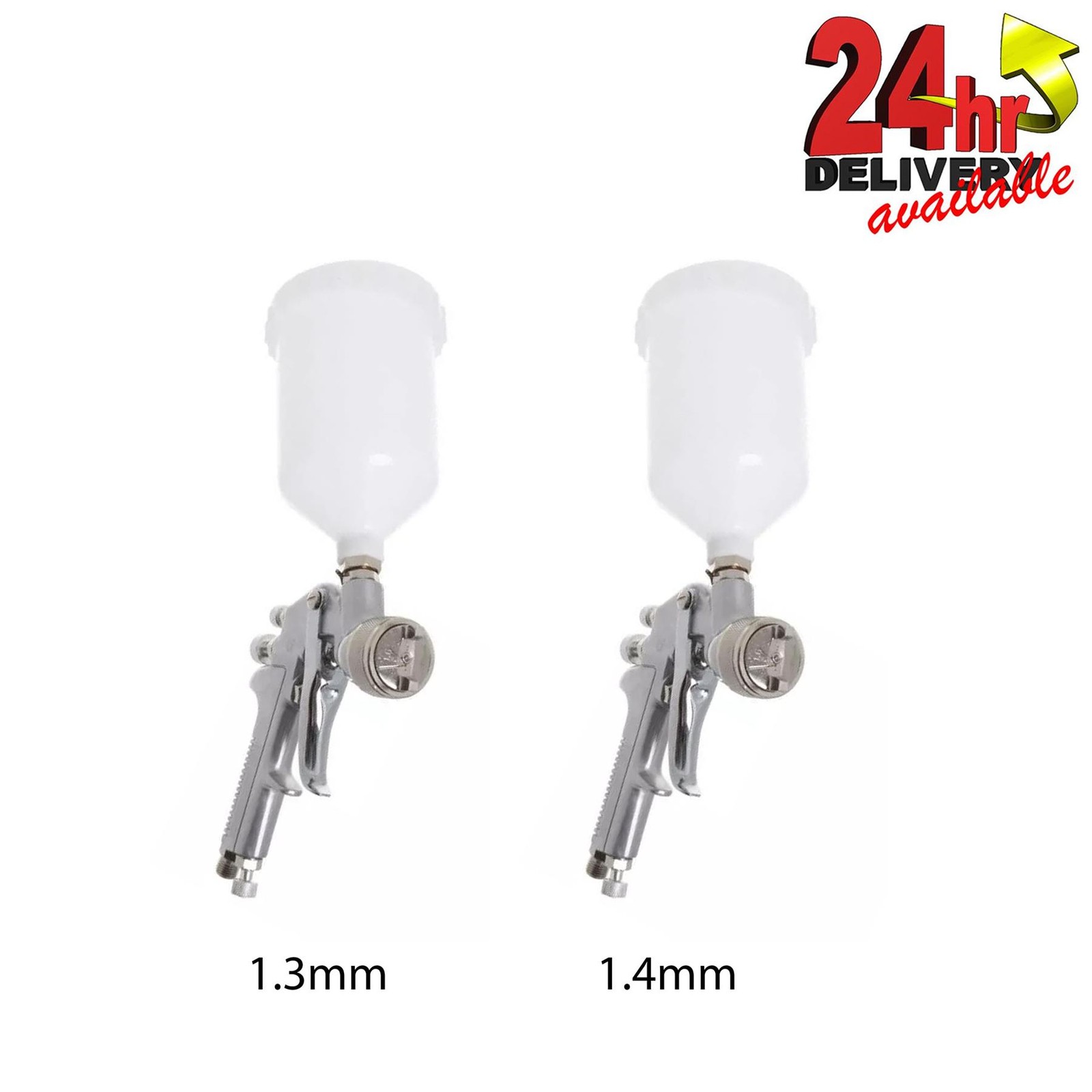 FAST MOVER FMT 4001 GRAVITY SPRAY GUN 1.4 AND 1.3mm PRIMER, PAINT, SPRAY