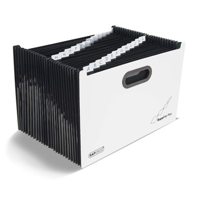 Rapesco 1622 SupaFile Plus A4+ Desktop Expanding File Organiser, Oversized to Fi