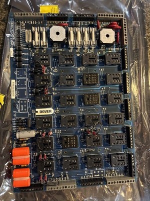Dover Elevator DMC  Ass'y # 6300BJ7 Power Unit Relay PCB board