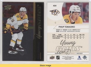 2021 Upper Deck Series 2 Young Guns Silver Foil Philip Tomasino #454 Rookie RC