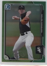 2015 Bowman Chrome Prospects Green Refractor 56/99 Nolan Sanburn #BCP177 1n1