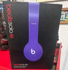 Beats by Dr. Dre Solo HD Purple/Black On-Ear Foldable Headphones w/ Case
