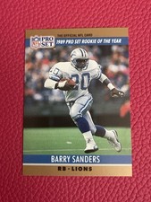 1990 Pro Set - Award Winner Barry Sanders #1 