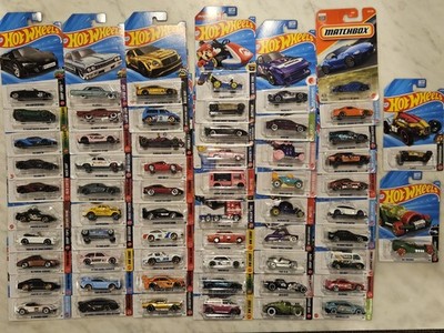 Hot Wheels Mega Lot! - 61 Cars- Ferrais- Exotics - American Muscle - THs + More!