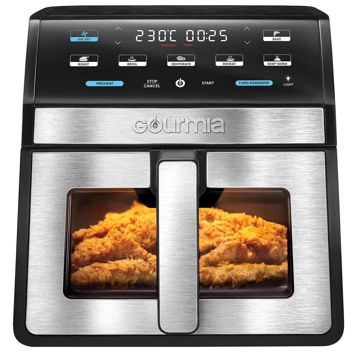 Gourmia 7.6L Digital Air Fryer with Viewing Window & Light GAF818 – 8 Qt Black
Opens in a new window