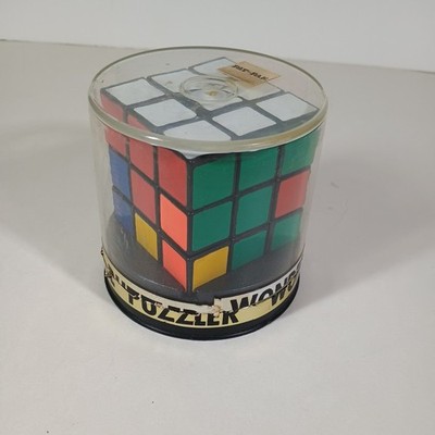 Vintage Wonderful Puzzler Rubik's Like Cube Puzzle in Original Plastic Case 3x3