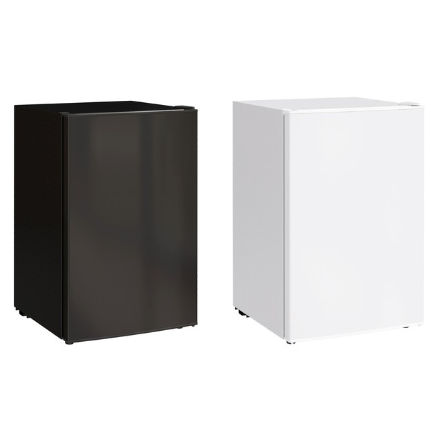 HOMCOM Mini Fridge with Freezer, Adjustable Thermostat
