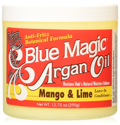 Blue Magic Argan Oil Mango and Lime Leave In Conditioner 1375 Ounce