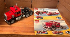 LEGO CREATOR 3 in 1 APPEARS COMPLETE Worn Manuals #4955 BIG RIG Good Used