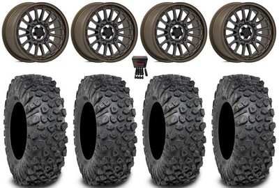 Valor V14 15'' Wheels Root Beer 35'' Kinetic Tires Can-Am Defender