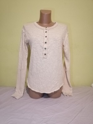 We the free Free people long sleeve top henley with thumb holes Bella Swan