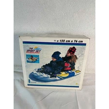 Intex The Sport Set Sno Boggan Inflatable Snow Sled Tube Kids Adults 60" x 30"
