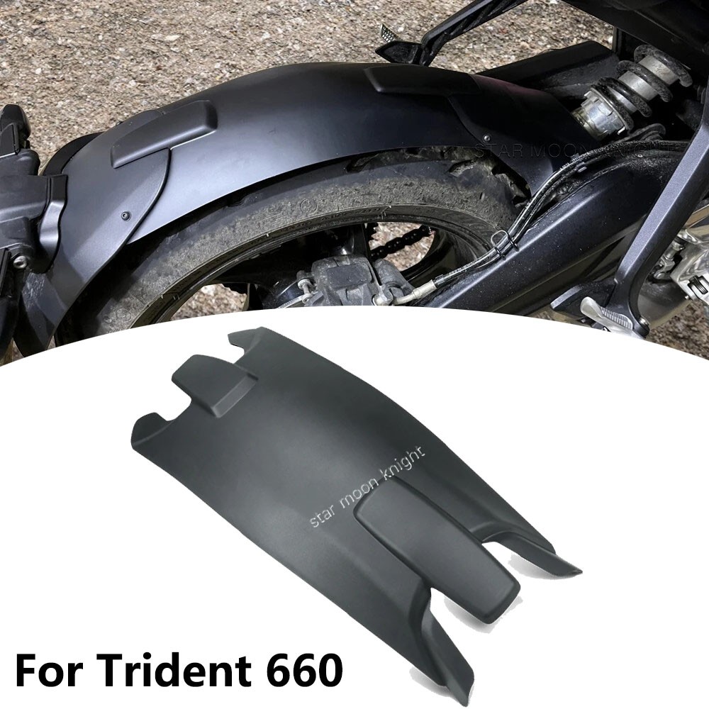 For Trident 660 Rear Wheel Fender Splash Guard Extended Mudguard