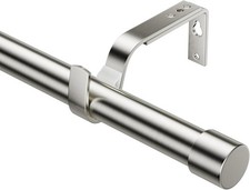 Eson Casa Extendable Curtain Rod 76-280cm Heavy Duty Window Pole with Brackets