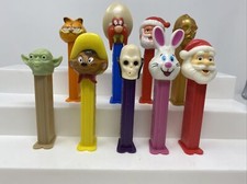 Pez Vintage 90s Made in Slovenia Star Wars Holidays Garfield Looney Lot of 9