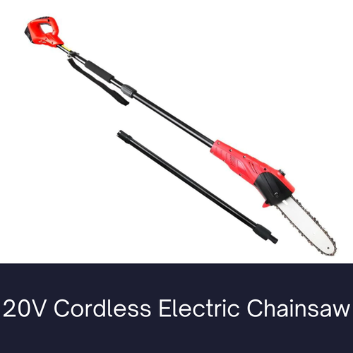 Cordless Pole Chain Saw Electric Extendable Chainsaw Tree Pruner