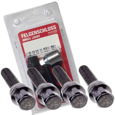 Felgenschloss Kegelbund 60° M14x1,5 40mm für Alfa Romeo 159 Sportwagon Brera Spi