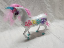 Barbie Dreamtopia Brush 'n Sparkle Unicorn Lights Sound Doll Accessory 11" Toy