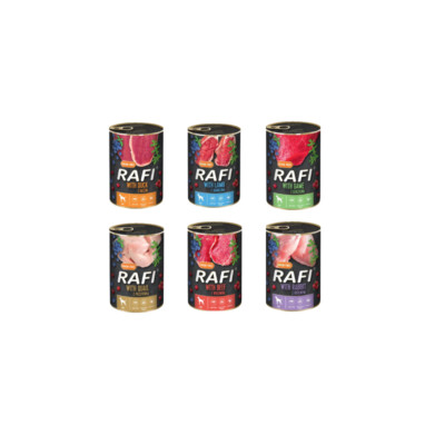 36x400g Dolina Noteci Rafi Nassfutter für Hunde MIX getreidefrei 6 Geschmacks