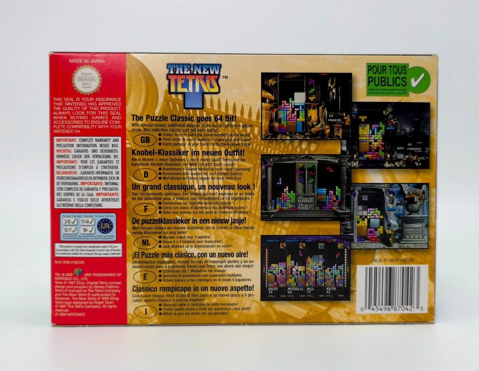 Das neue Tetris Nintendo 64 N64 🏆 Sammler 🏆 - Bild 3 von 4