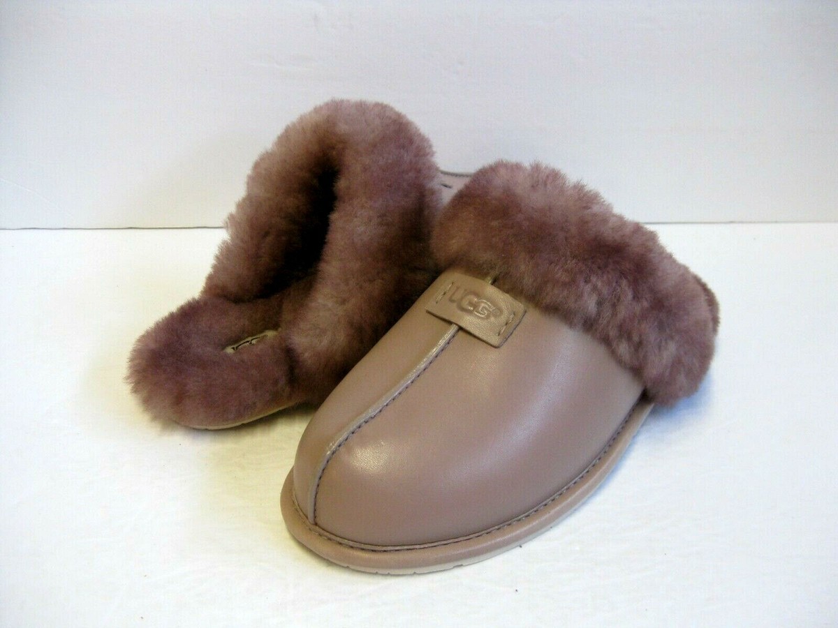 UGG SCUFFETTE II WOMEN SLIPPER LEATHER DUSK US 7 /UK 5.5 /EU 38