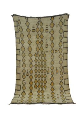 Handgefertigter Marokkanischer Berber Teppich Azilal, Tribal, 