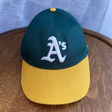 Oakland Athletics Team MLB Youth Baseball Hat Cap Adjustable Green/Yellow 