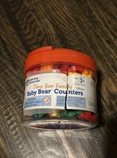 Six-Color Baby Bear Counters, Set of 102 piec...