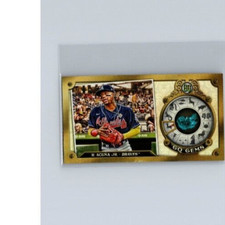 2022 topps gypsy queen baseball ronald acuna jr. gypsy gems minis #30