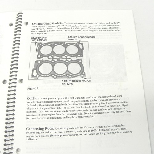 VTG ISUZU 3.2 & 3.5 LITER V SERIES TRANING MANUAL TECHNICIAN GUIDE REPAIR BOOK - Picture 5 of 11